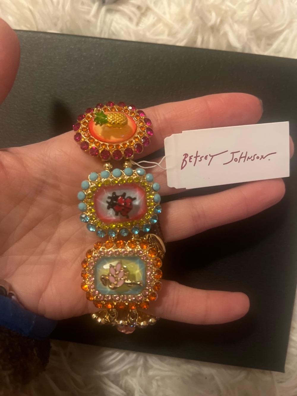 Betsey Johnson Unique Statement Bracelet